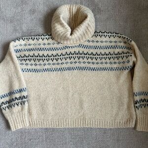 Madewell Fair Isle Turtleneck Sweater